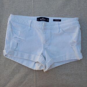 Hollister-co Women's White Shorts